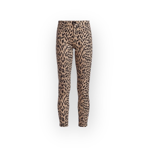 new Joes Jeans ㋛ Charlie High Waist Skinny Lightweight Denim ㋛ Cheetah Print 32 - Picture 3 of 16